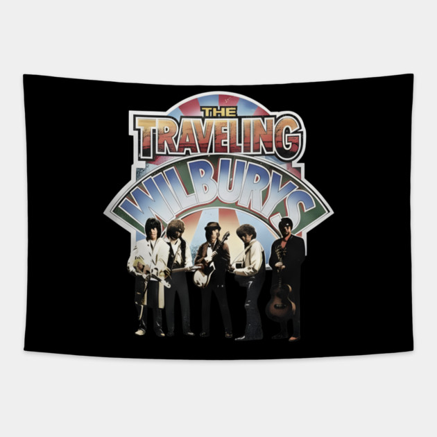 Traveling Wilburys Tapestry by dtr_art
