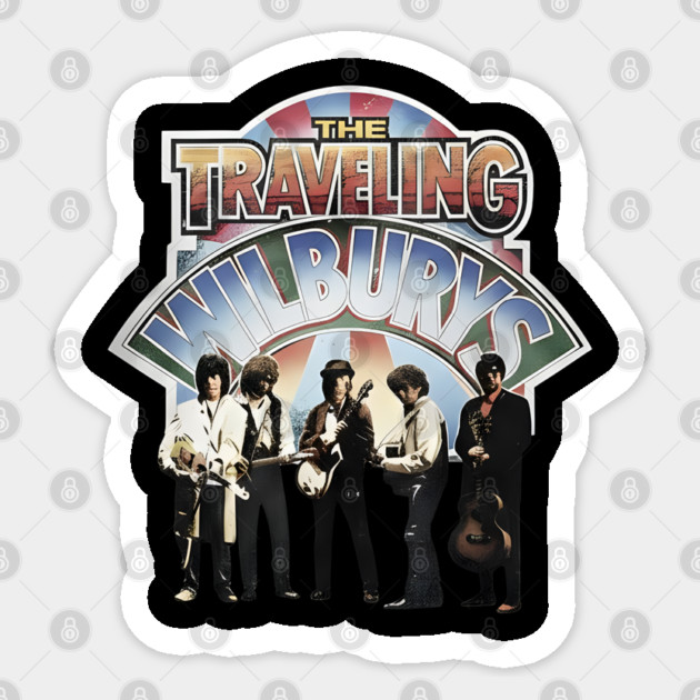 Traveling Wilburys Sticker by dtr_art