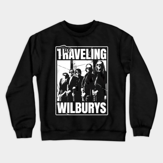 Traveling-Wilburys Crewneck Sweatshirt by dtr_art