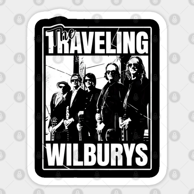 Traveling-Wilburys Sticker by dtr_art