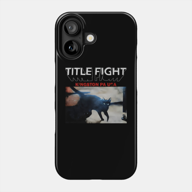Title-Fight-Band Phone Case by dtr_art
