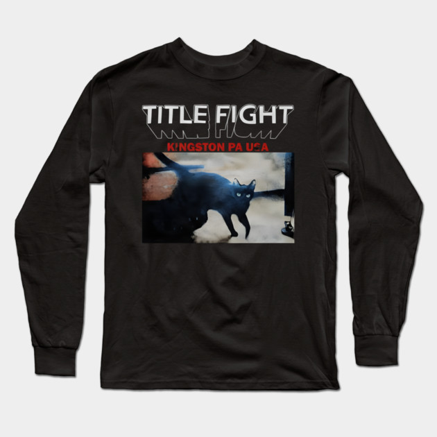 Title-Fight-Band Long Sleeve T-Shirt by dtr_art