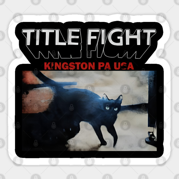 Title-Fight-Band Sticker by dtr_art