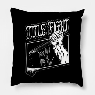 Title-Fight-Band Pillow