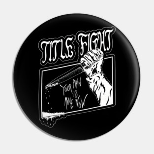 Title-Fight-Band Pin