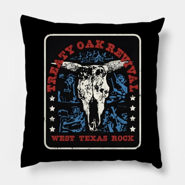 Treaty Oak Revival Pillow by dtr_art