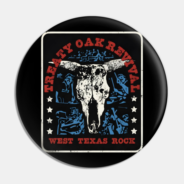 Treaty Oak Revival Pin by dtr_art