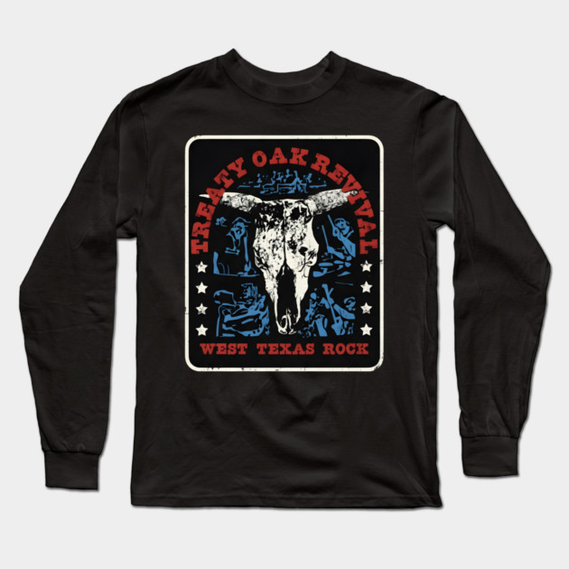 Treaty Oak Revival Long Sleeve T-Shirt by dtr_art