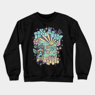 Tripping Daisy Crewneck Sweatshirt