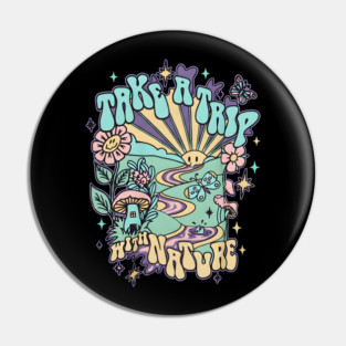 Tripping Daisy Pin