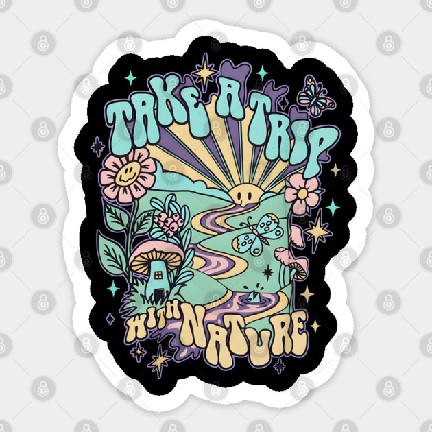 Tripping Daisy Sticker by dtr_art