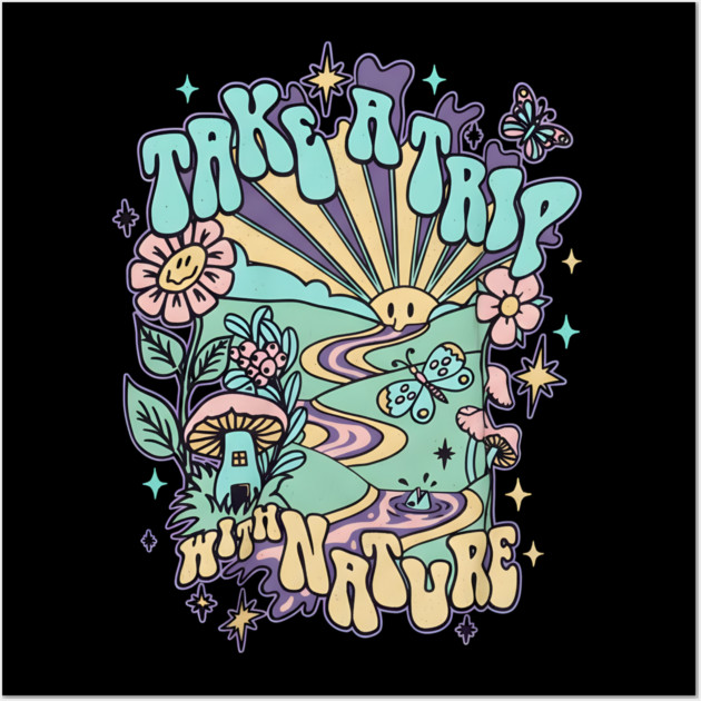 Tripping Daisy Wall Art by dtr_art