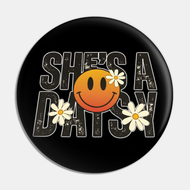 Tripping Daisy Pin by dtr_art