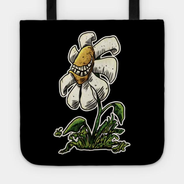Tripping Daisy Tote by dtr_art