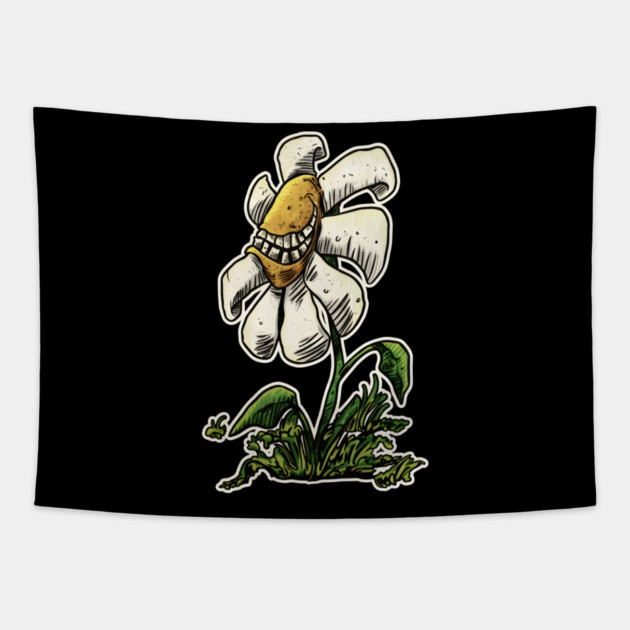 Tripping Daisy Tapestry by dtr_art