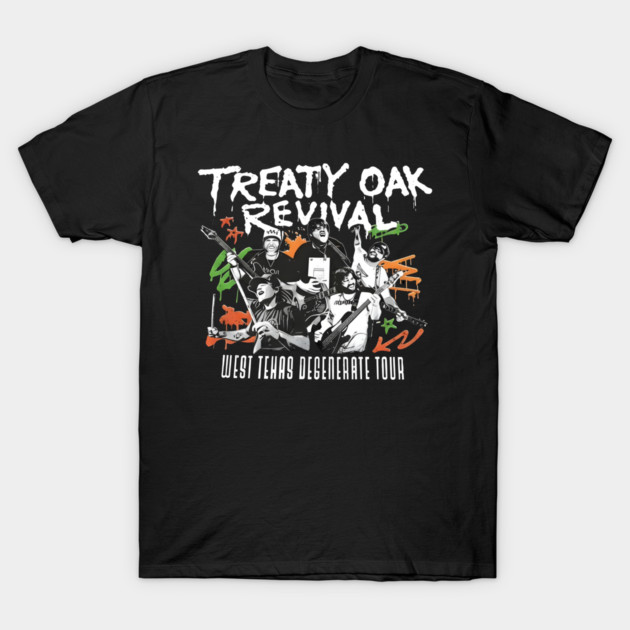 Treaty Oak Revival T-Shirt by dtr_art