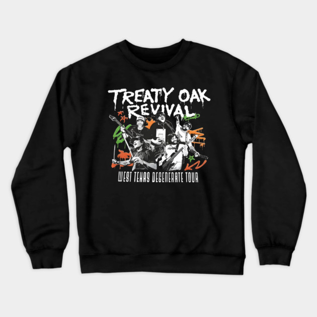 Treaty Oak Revival Crewneck Sweatshirt by dtr_art