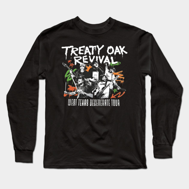 Treaty Oak Revival Long Sleeve T-Shirt by dtr_art