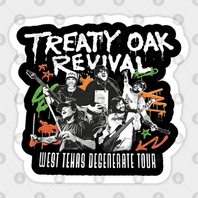 Treaty Oak Revival Sticker by dtr_art