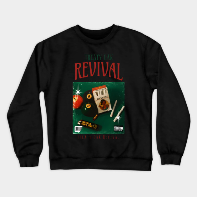 Treaty Oak Revival Crewneck Sweatshirt by dtr_art