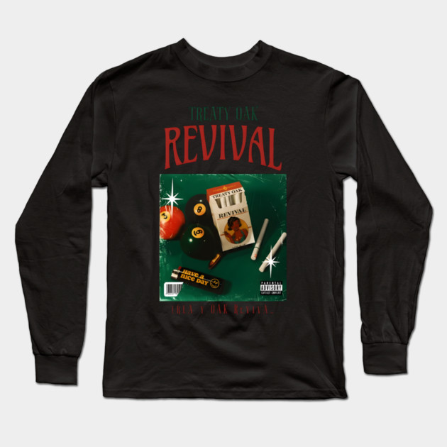 Treaty Oak Revival Long Sleeve T-Shirt by dtr_art