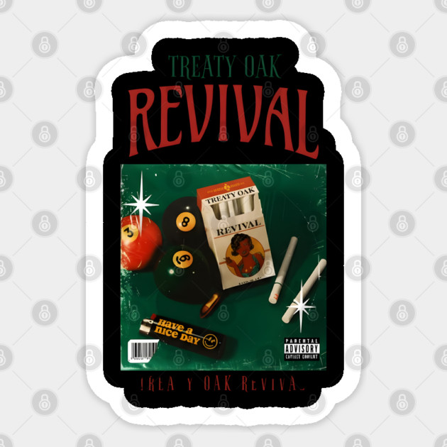 Treaty Oak Revival Sticker by dtr_art