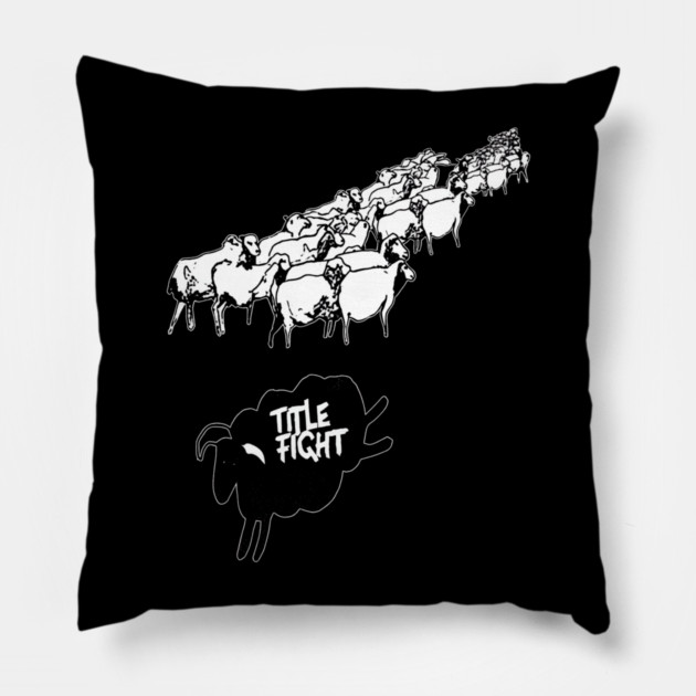 Title Fight - Minot Threat Pillow by dtr_art