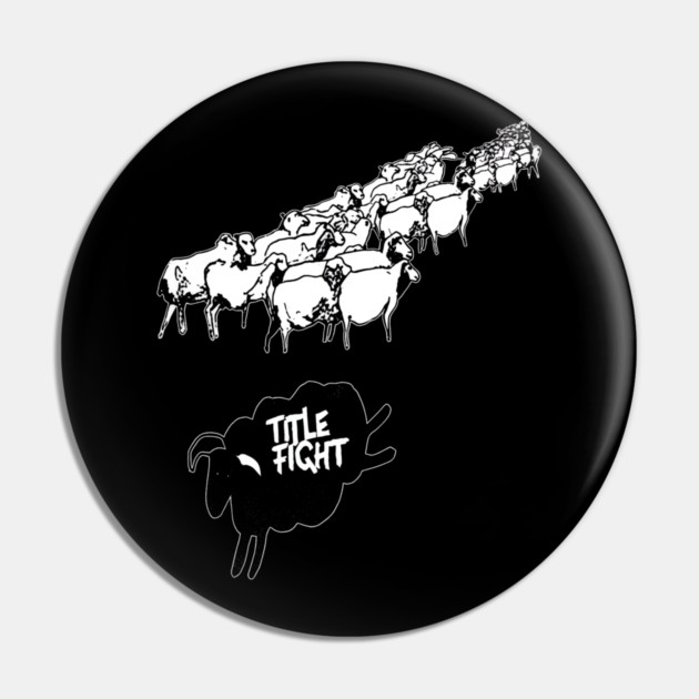 Title Fight - Minot Threat Pin by dtr_art