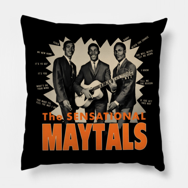 Toots And The Maytals Band Pillow by dtr_art