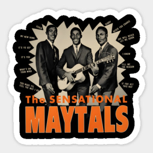 Toots And The Maytals Band Sticker