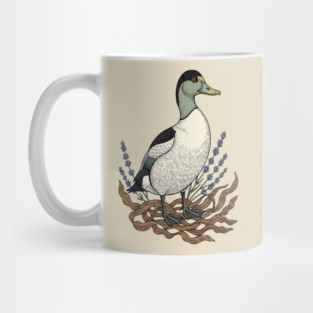 Common Eider Duck Art for Coastal Bird Lovers Mug