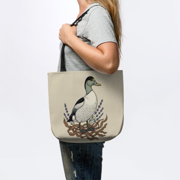 Common Eider Duck Art for Coastal Bird Lovers by BirdsnStuff