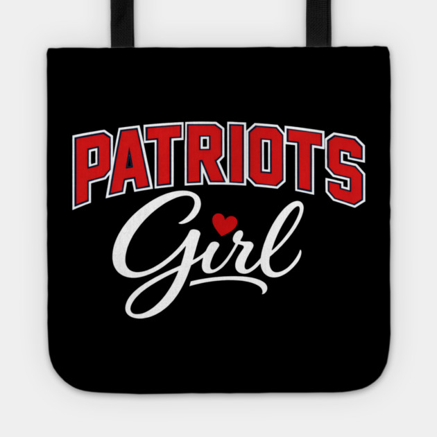 Patriots Girl New England Football Fan Women Tote by ArtistTee ⭐⭐⭐⭐⭐