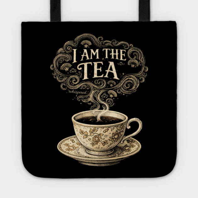 I Am The Tea Tea Lover Drinker Enthusiast Tote by ArtistTee ⭐⭐⭐⭐⭐