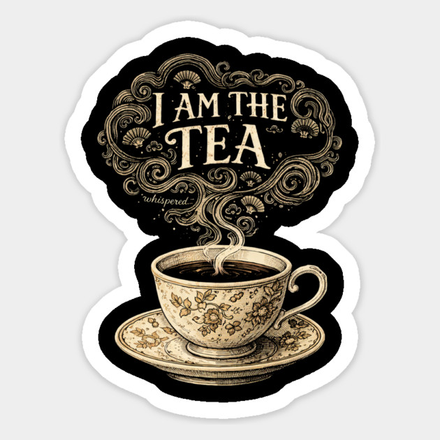 I Am The Tea Tea Lover Drinker Enthusiast Magnet by ArtistTee ⭐⭐⭐⭐⭐