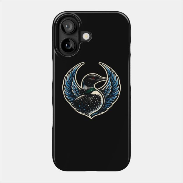 Common Loon Birdwatcher Nature Lover Phone Case by ArtistTee ⭐⭐⭐⭐⭐