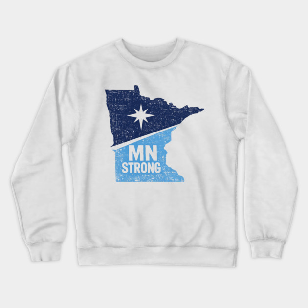 MN Strong Minnesota State Pride Minnesotan Resident Crewneck Sweatshirt by ArtistTee ⭐⭐⭐⭐⭐