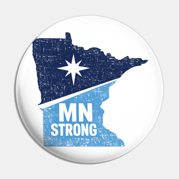 MN Strong Minnesota State Pride Minnesotan Resident Pin by ArtistTee ⭐⭐⭐⭐⭐