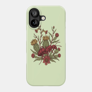 Red Velvet Ant Art for Insect Enthusiasts Phone Case
