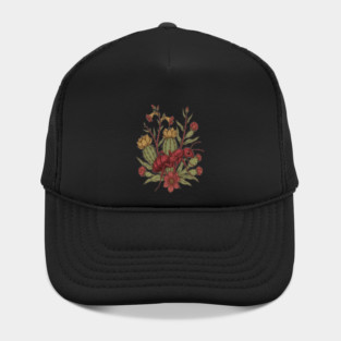 Red Velvet Ant Art for Insect Enthusiasts Hat