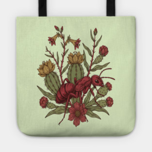 Red Velvet Ant Art for Insect Enthusiasts Tote