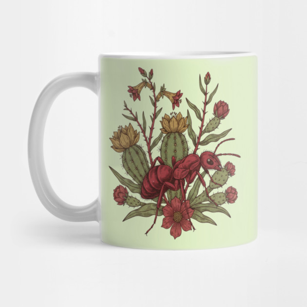 Red Velvet Ant Art for Insect Enthusiasts by BirdsnStuff