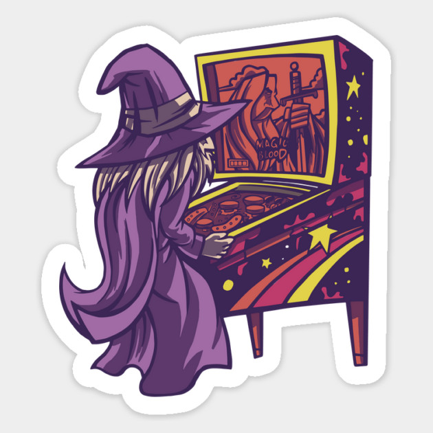 Pinball Wizard Magnet by Cosmo Gazoo