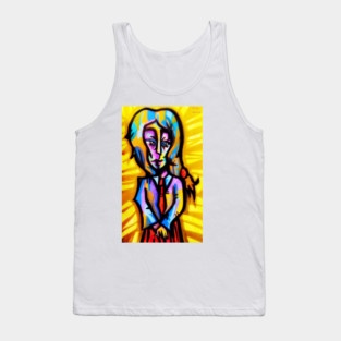 Abstract Woman Portrait Tank Top