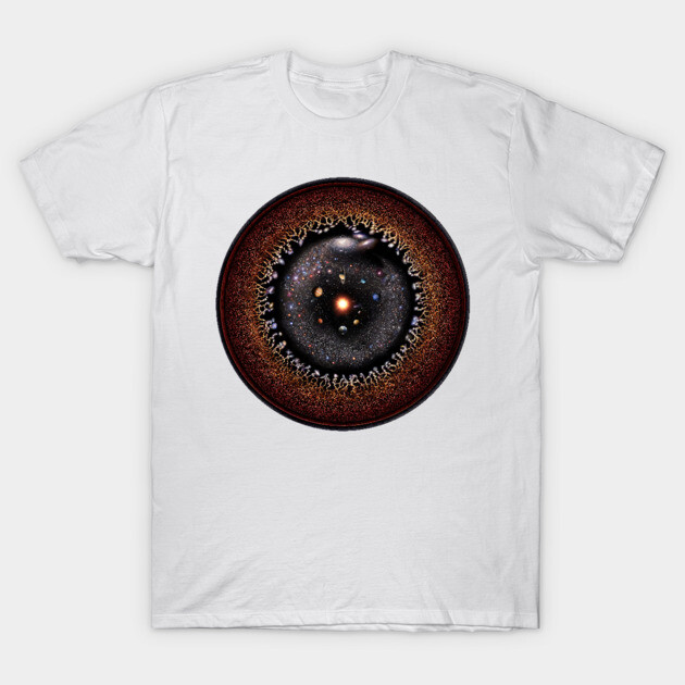 OULI Universe 2020 .recommended. T-Shirt by Pablo Carlos Budassi Cosmic Art