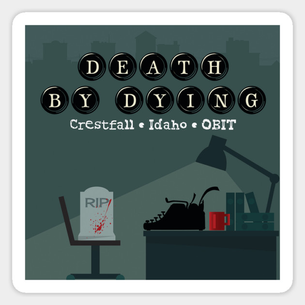 Death by Dying Logo Sticker by Death by Dying Podcast