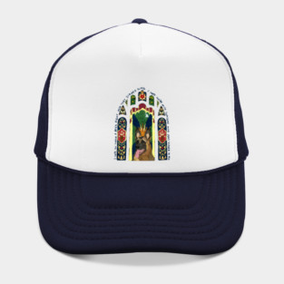 The Great Divide stained glass Hat