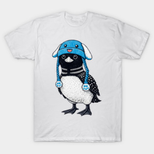 Loon Bird Bunny Hat Liam Ramos T-Shirt