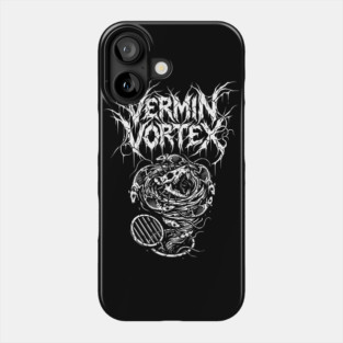 Vermin Vortex Death Metal Logo Design Phone Case