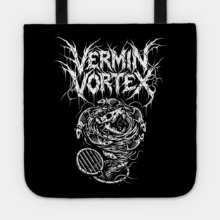 Vermin Vortex Death Metal Logo Design Tote